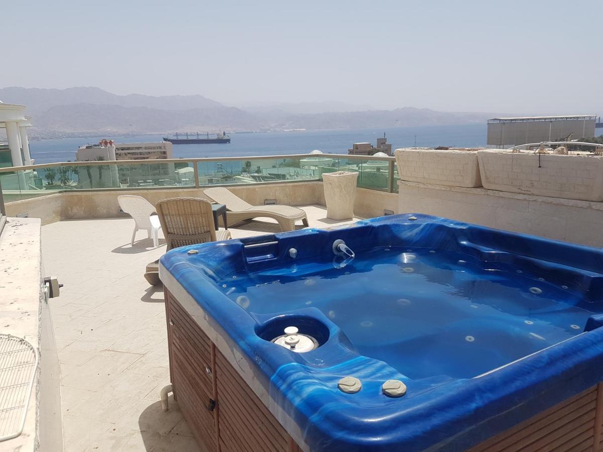 La-Palmore Luxury Apart-Residense Resort With Pool First Line Sea Side Ейлат Екстериор снимка