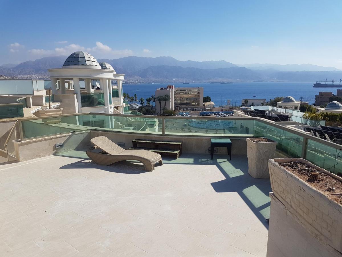 La-Palmore Luxury Apart-Residense Resort With Pool First Line Sea Side Ейлат Екстериор снимка